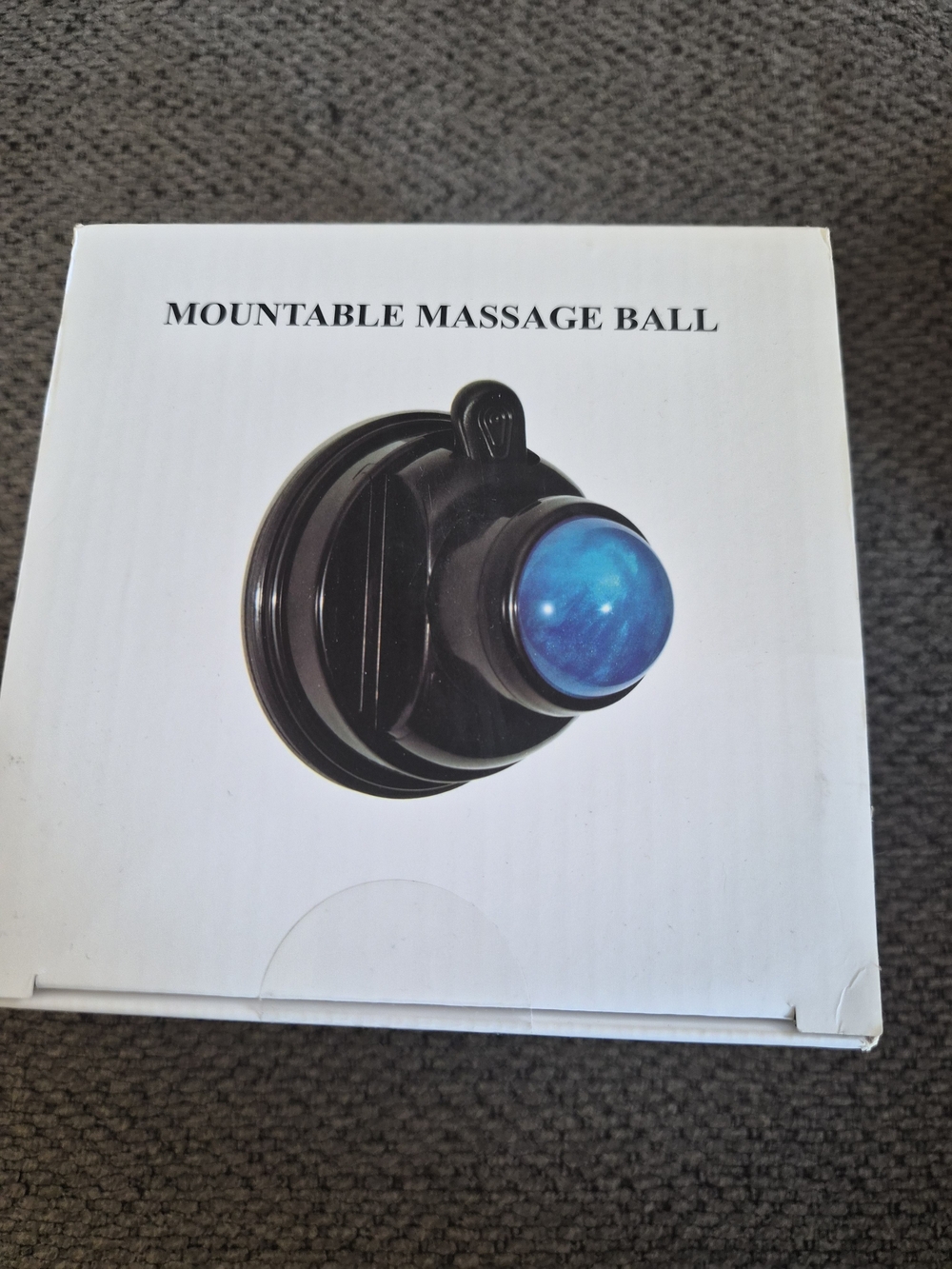 Mountable Massage Ball with Blue Massage Head